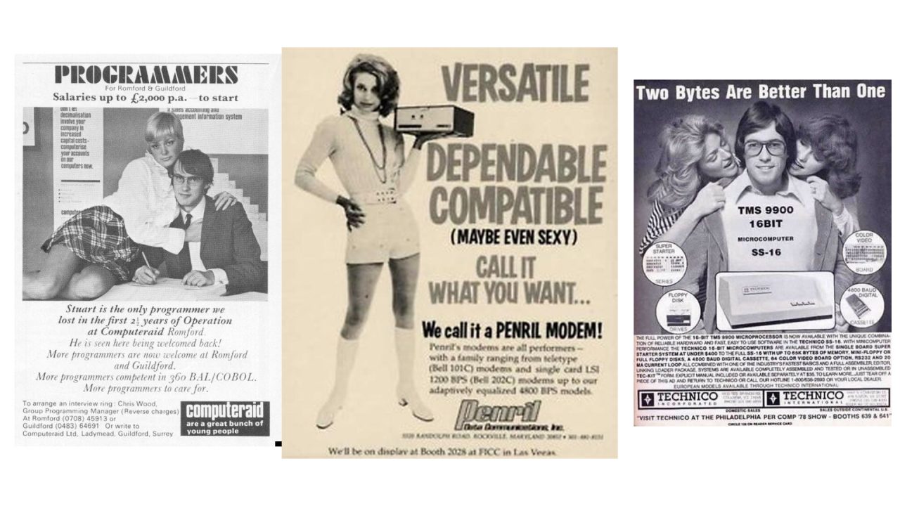 3 publicités sexistes datant des années 1980