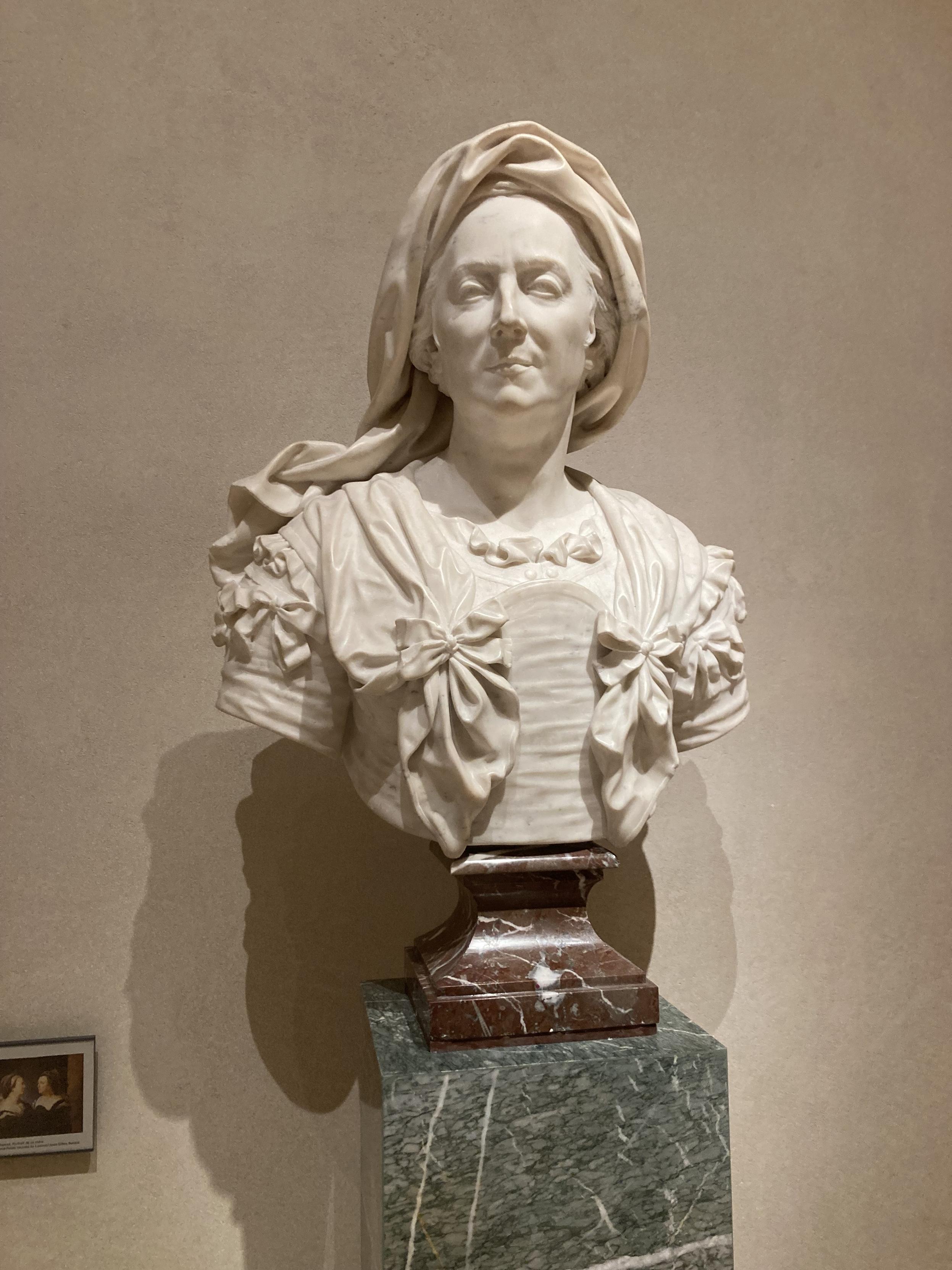 Buste d’un homme coiffé d’un turban